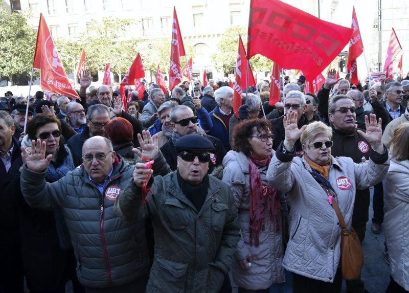 Concentración de pensionistas