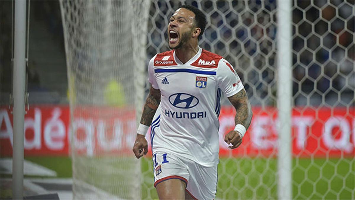 Todos los goles de Depay en la Ligue 1 en la temporada 2018/2019