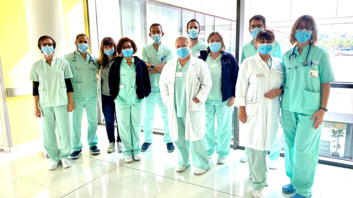 Equipo del servicio de Nefrología del Hospital de Torrevieja