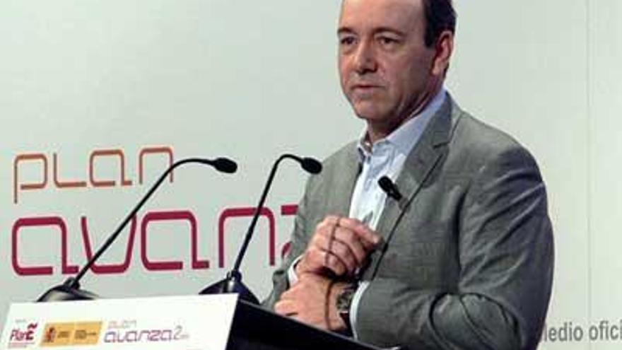 Kevin Spacey en el Foro Internacional de Contenidos
Digitales 2009, FICOD,Madrid.