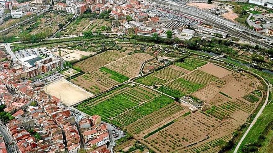 Vista de l&#039;Horta de la Vila, la zona d&#039;actuació