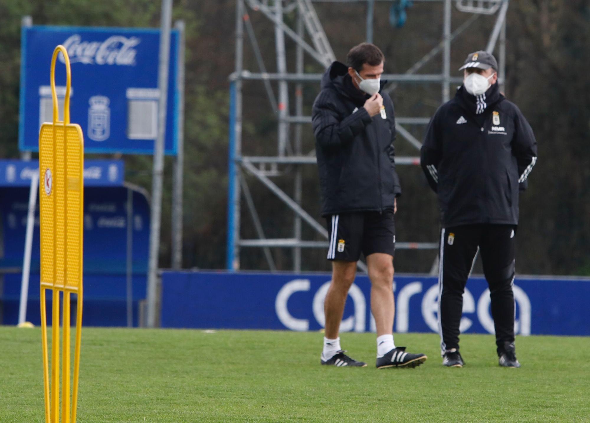 El entrenamiento del Oviedo