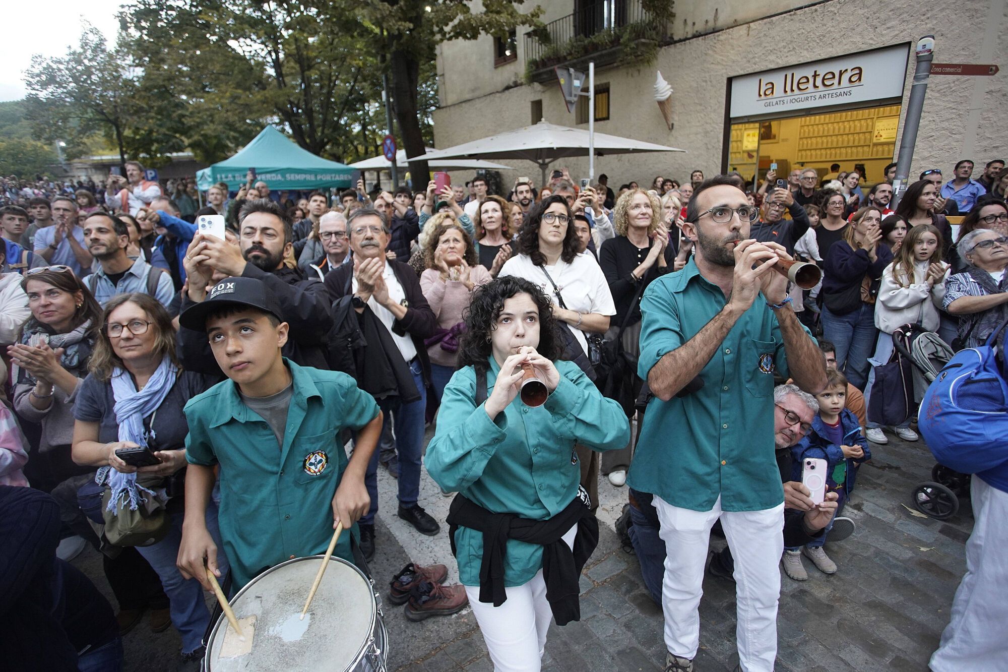 Castells de Vigília amb els Marrecs de Salt