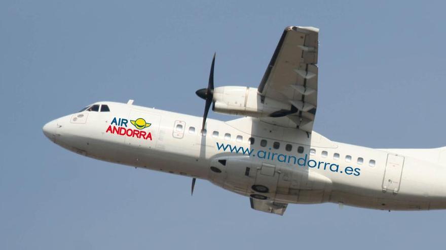 Imatge d&#039;arxiu d&#039;un dels avions d&#039;Air Andorra · Air Andorra