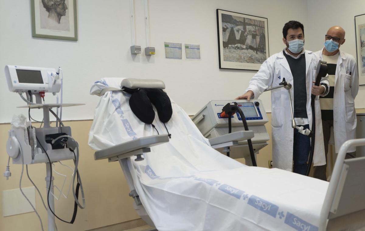 Una sala de la Unidad de Depresión Resistente del servicio de Psiquiatría de Zamora.