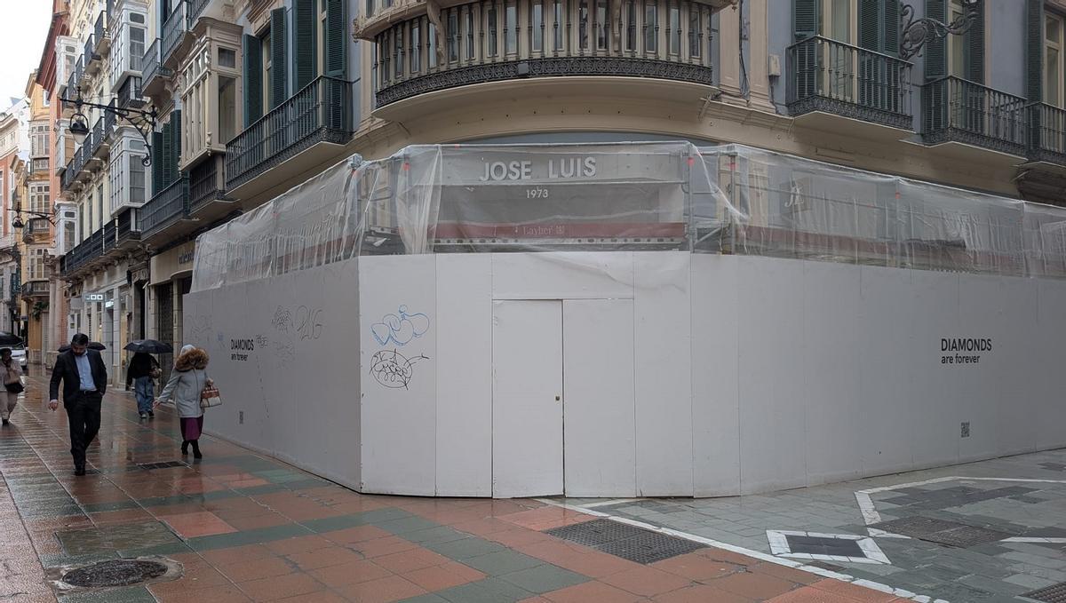 El local de la calle Nueva, en el Centro de Málaga, donde abrirá la cadena gallega Jose Luis Joyerías.