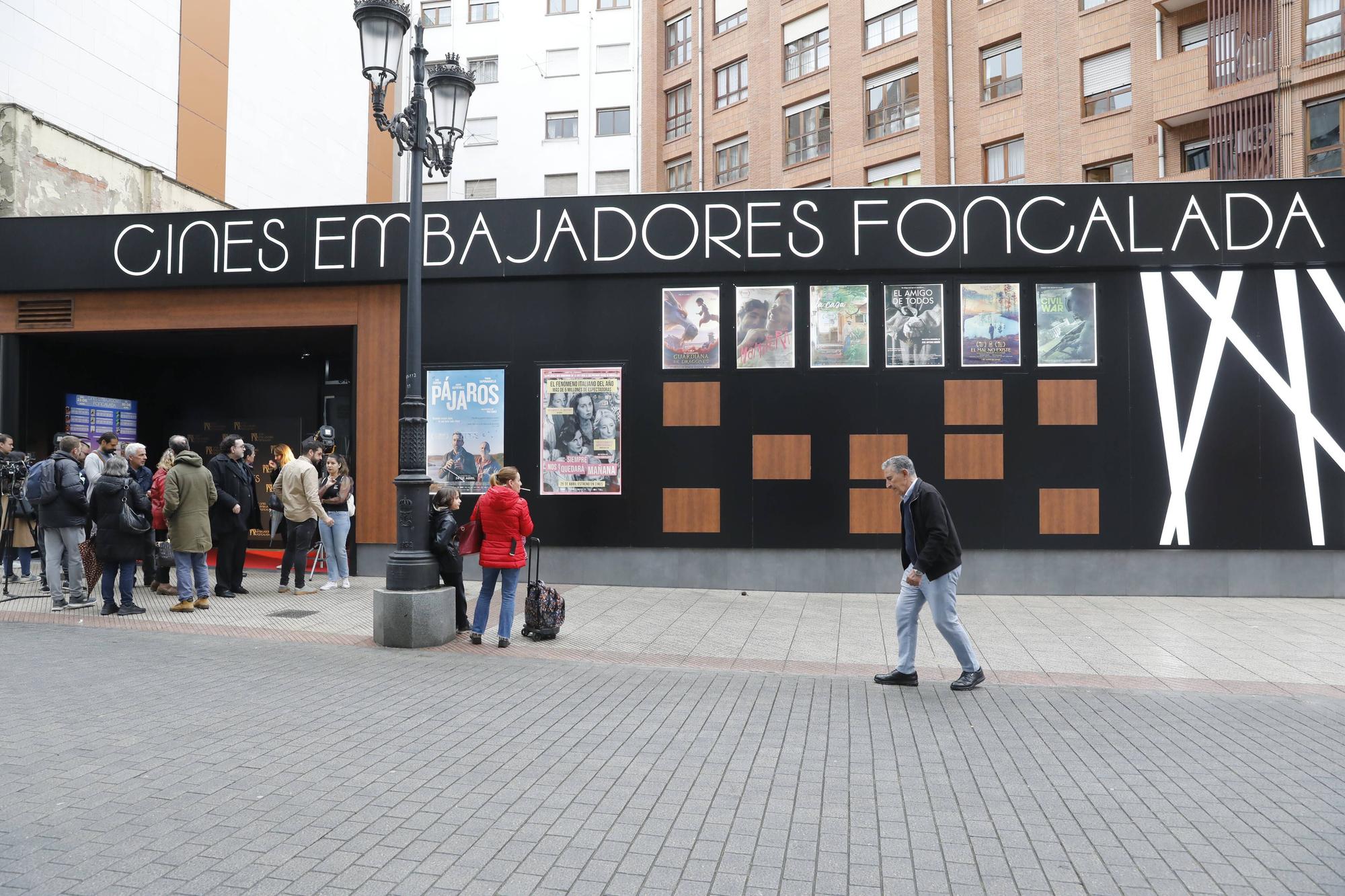 Javier Gutiérrez apadrina el regreso del cine al centro de Oviedo