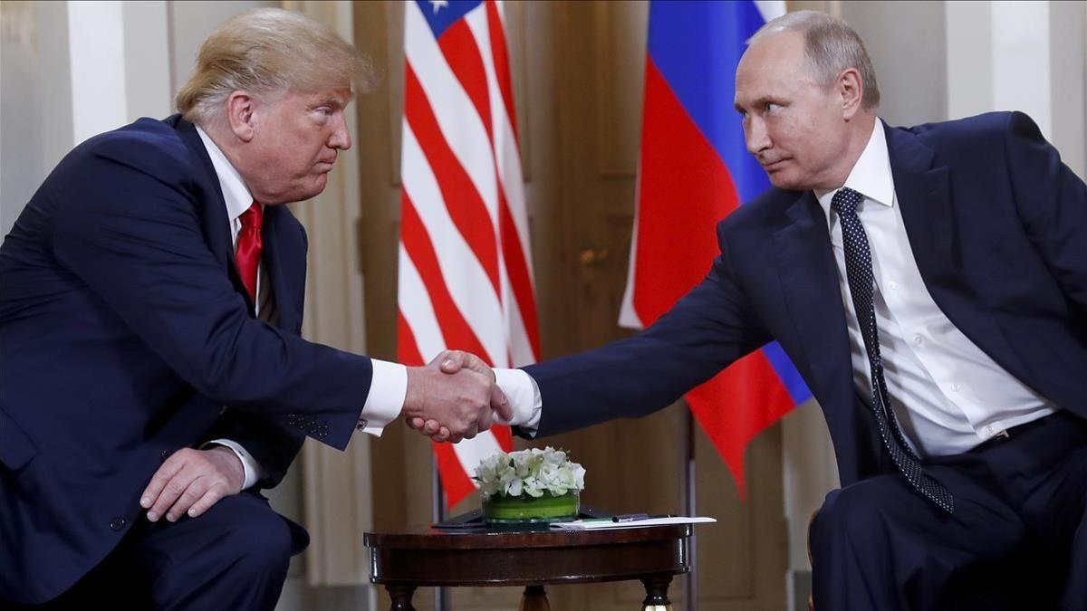 Trump y Putin, en Helsinki, el pasado 16 de julio de 2018.