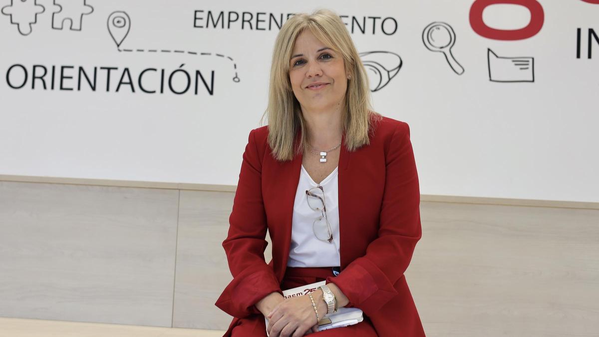 Mercedes Sanagustin, directora del Centro de Orientación, Emprendimiento, Acompañamiento e Innovación para el Empleo de Aragón.