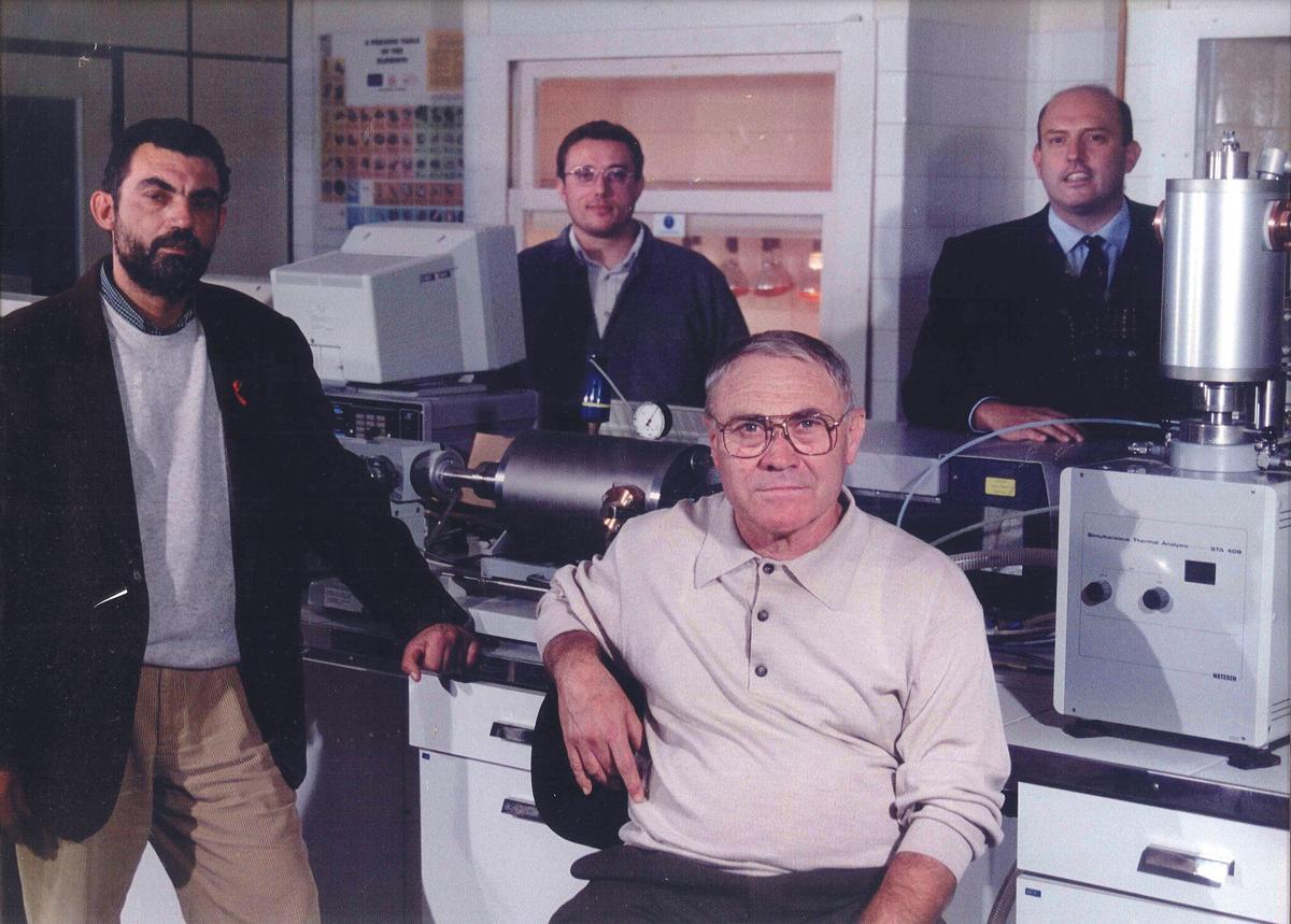 Equipo directivo del ITC en 1991.