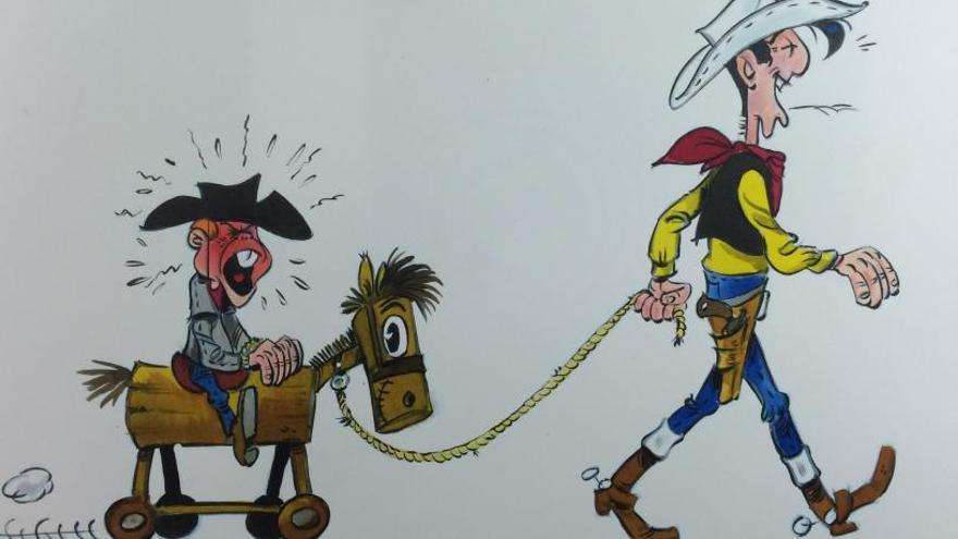 El personatge de còmics Lucky Luke.