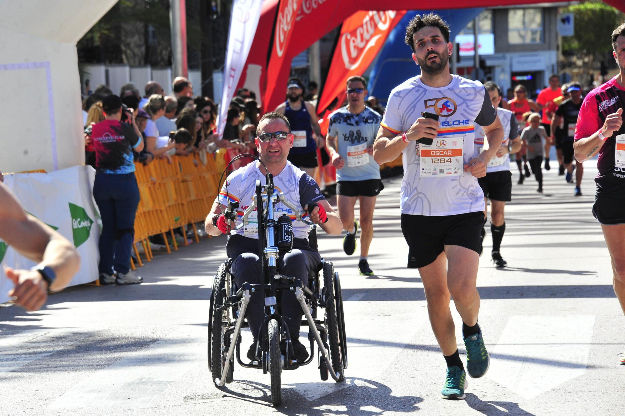 Un Medio Maratón de Elche marcado por el calor