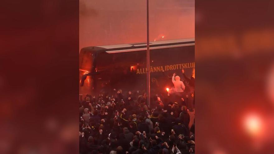 Pura pasión: Así abre la liga el AIK Fotboll