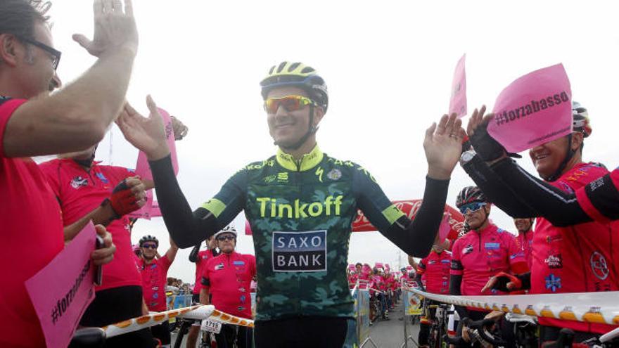 Salida de la Marcha Cicloturista Ciutat de València con Ivan Basso