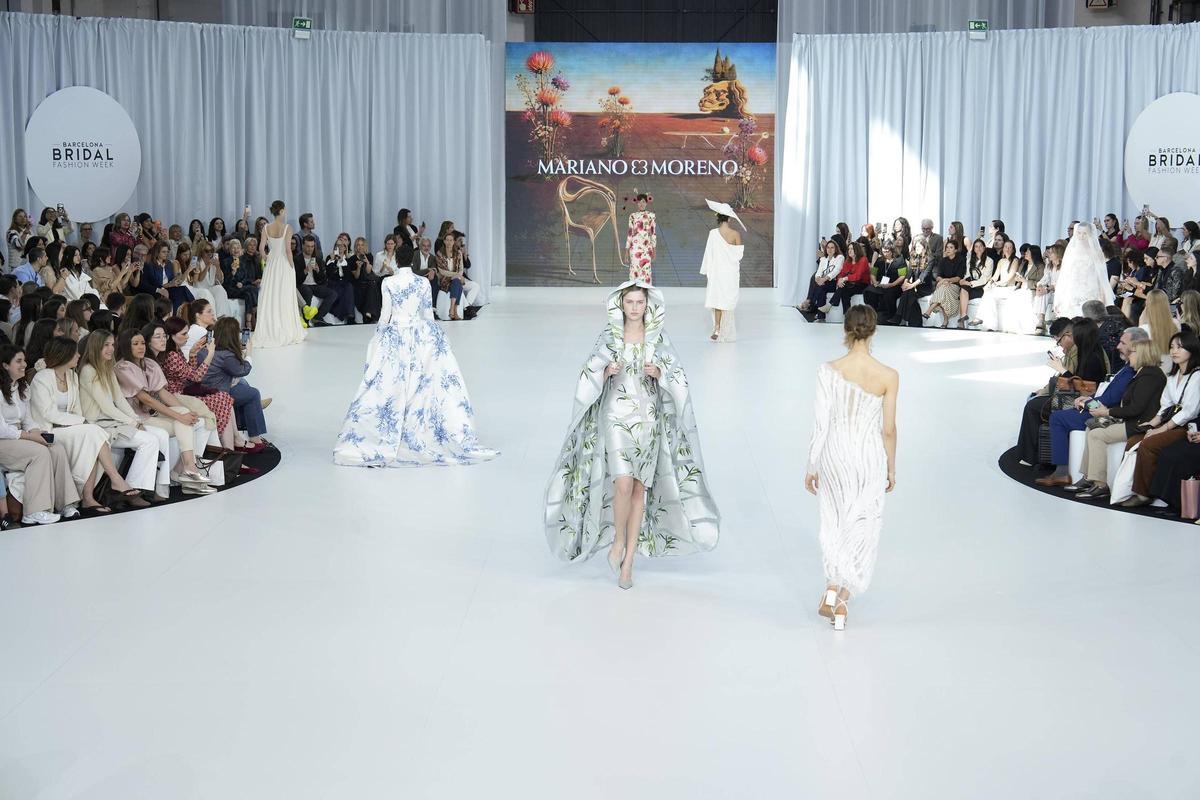 Desfile de Mariano Moreno en la Barcelona Bridal Fashino Week