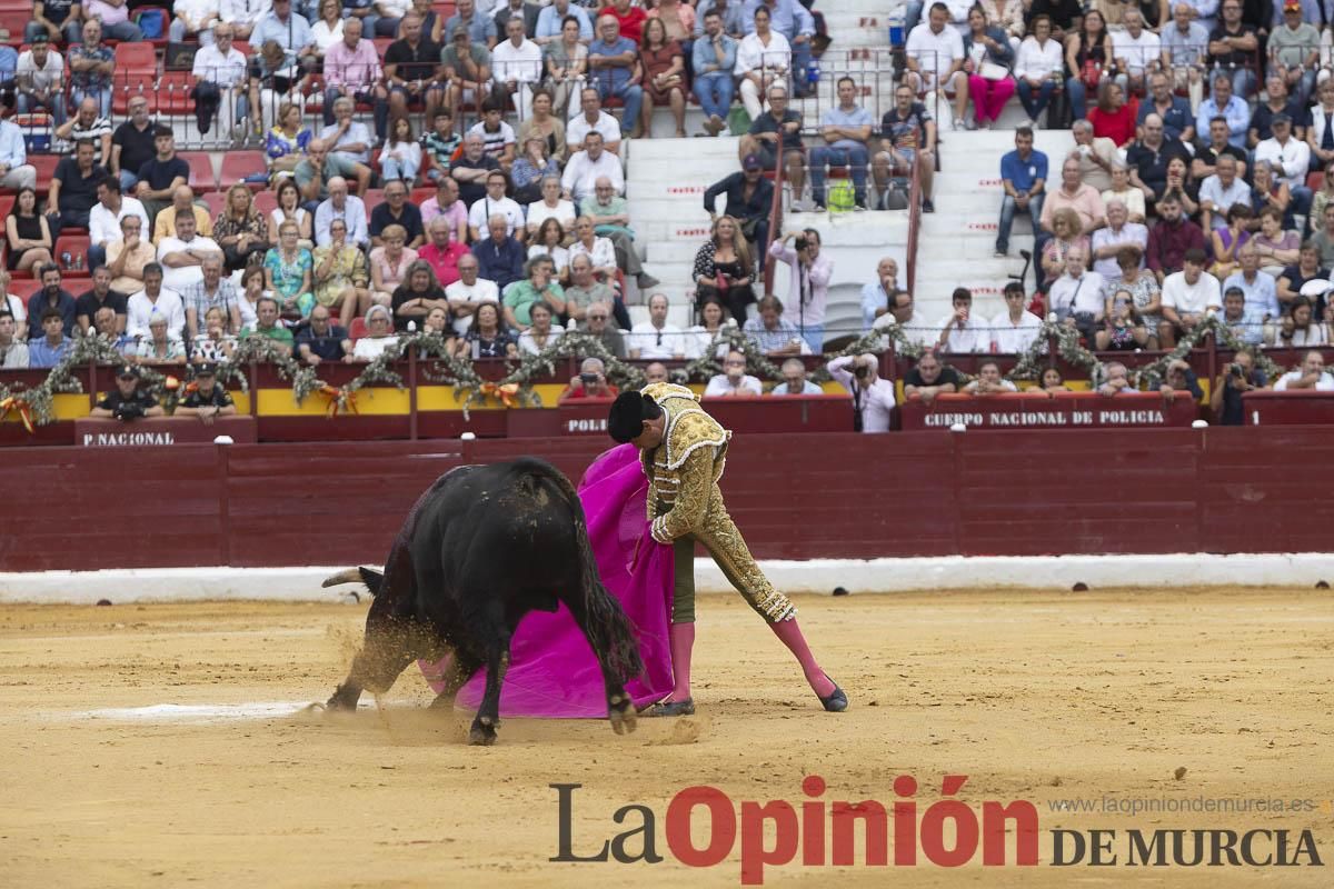 Cuarta corrida en la Feria Taurina de Murcia (Castella, Manzanares y Ureña)