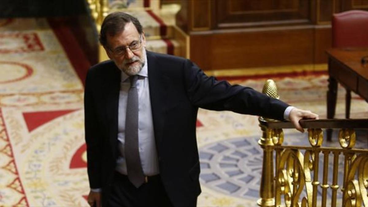 Rajoy, en la sesión de control al Gobierno en la Cámara baja.