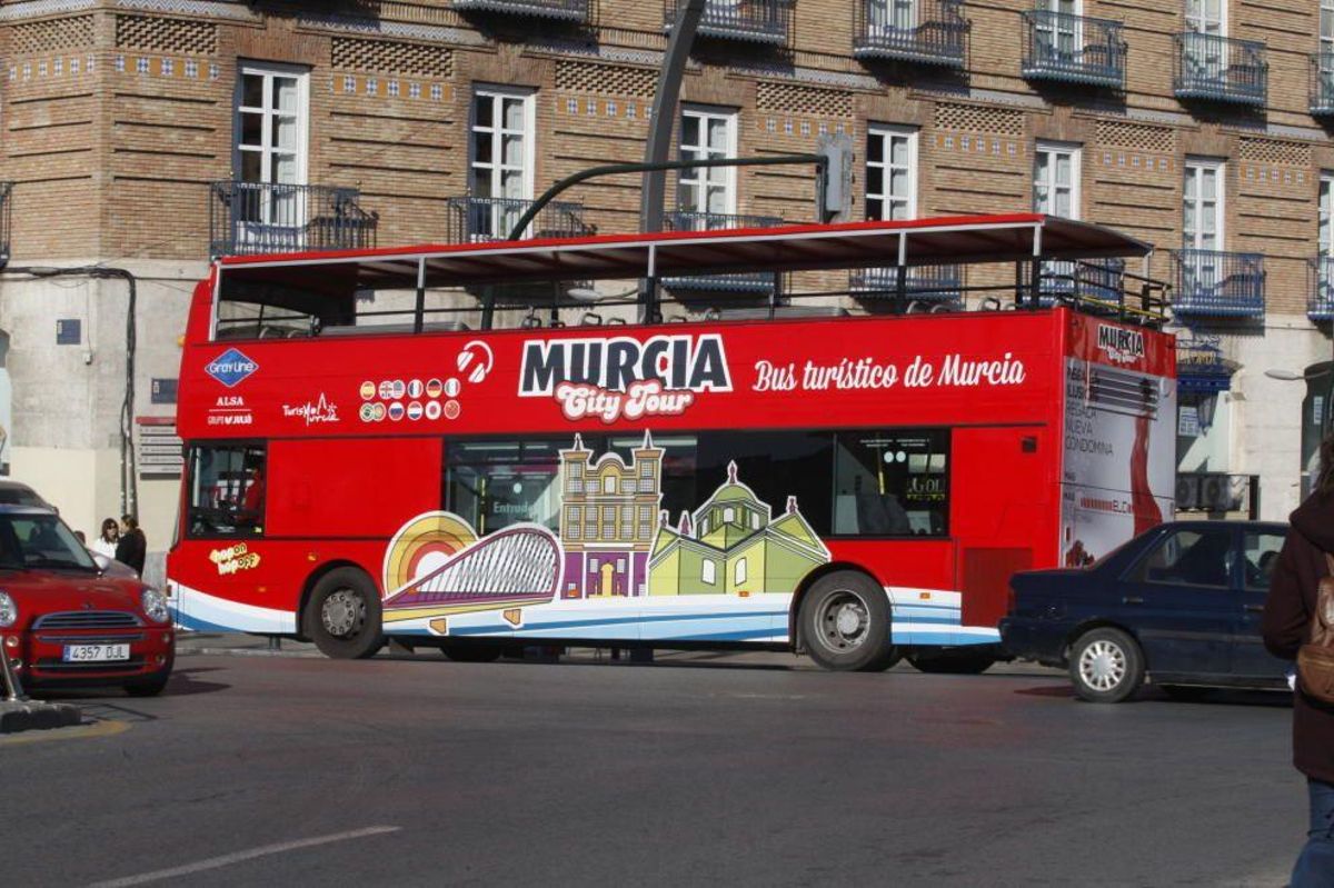 Bus turístico de Murcia.