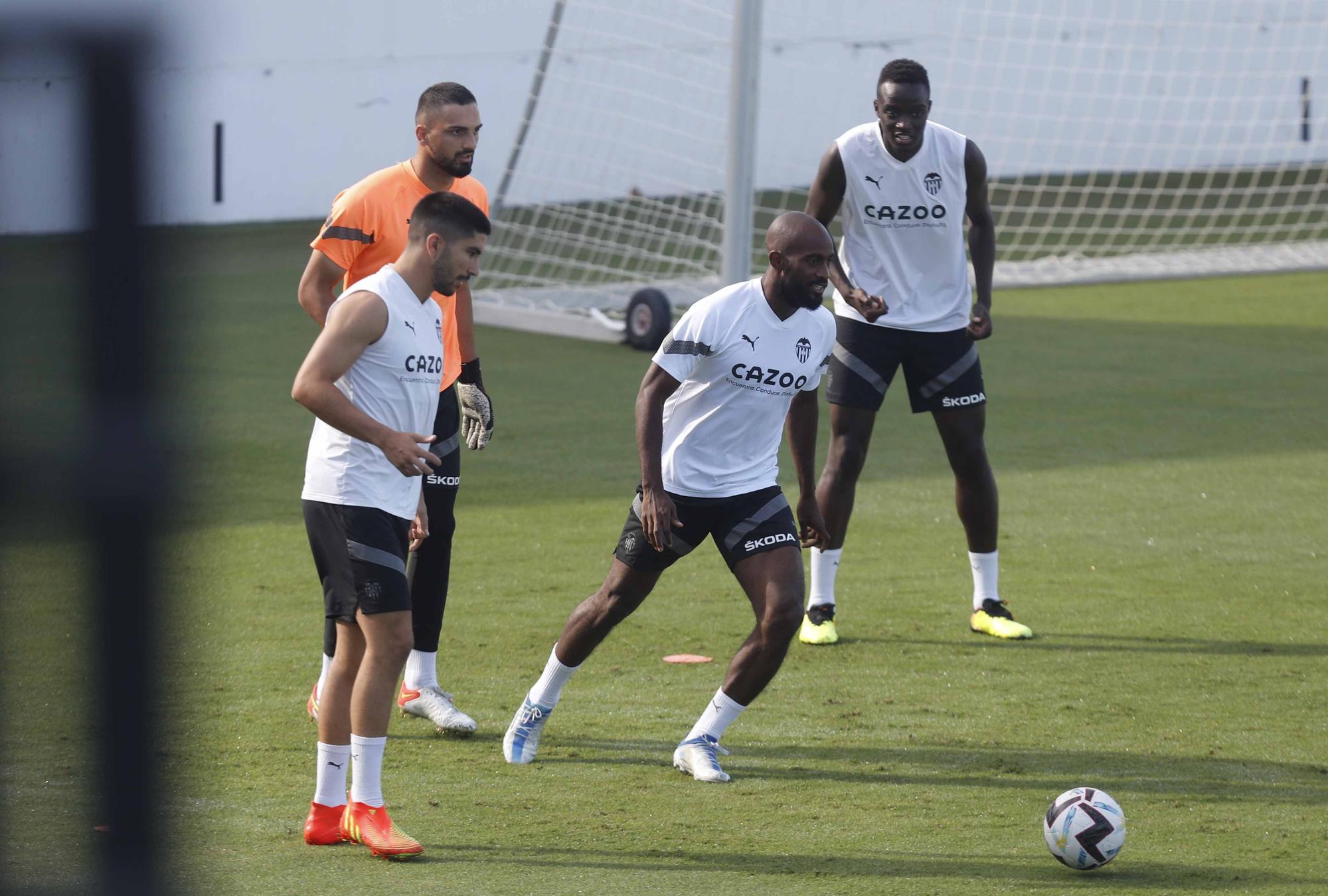 Entrenamiento previo a la segunda jornada de Laliga frente al Athletic de Bilbao