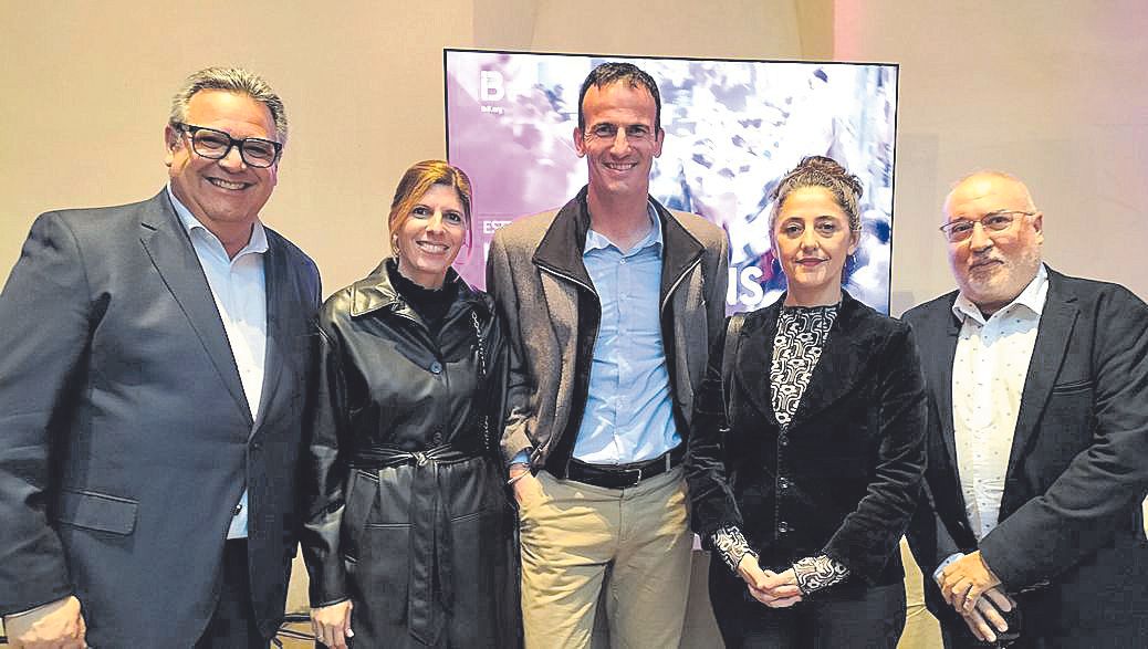 Josep Roquer, Jordi Mora y Marisa Goñi.