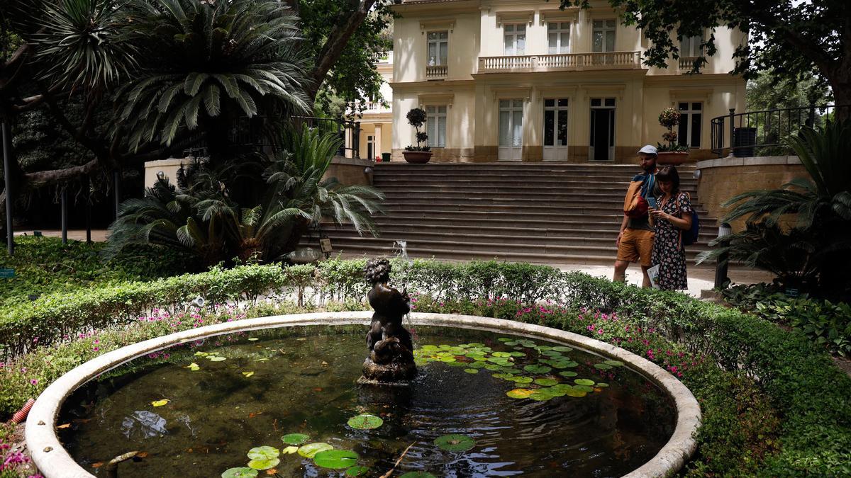 Una imagen del Jardín Botánico de Málaga, este verano.