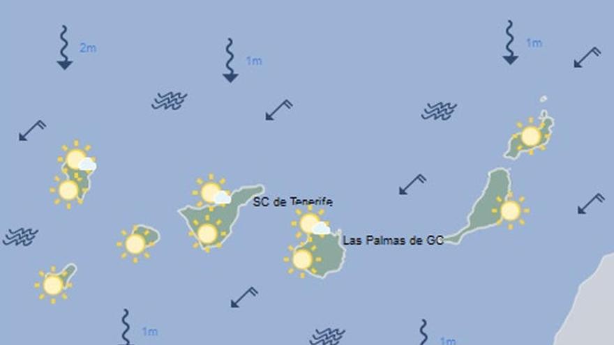 Las temperaturas siguen descendiendo en Canarias