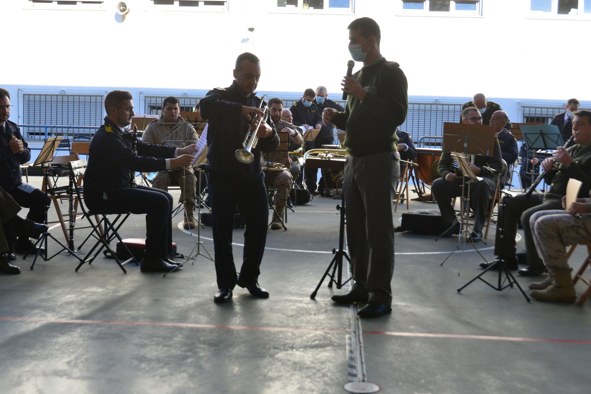 Concierto de la Banda de Música de la Escuela Naval de Marín en Bueu