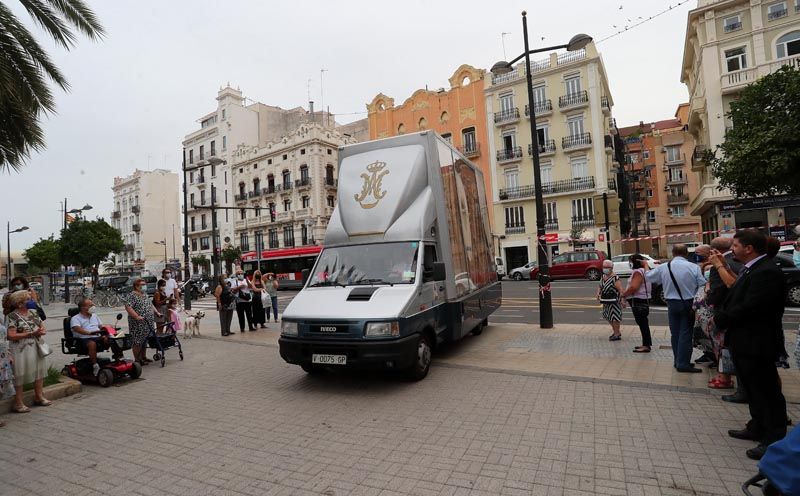 La Virgen vuelve a procesionar con público