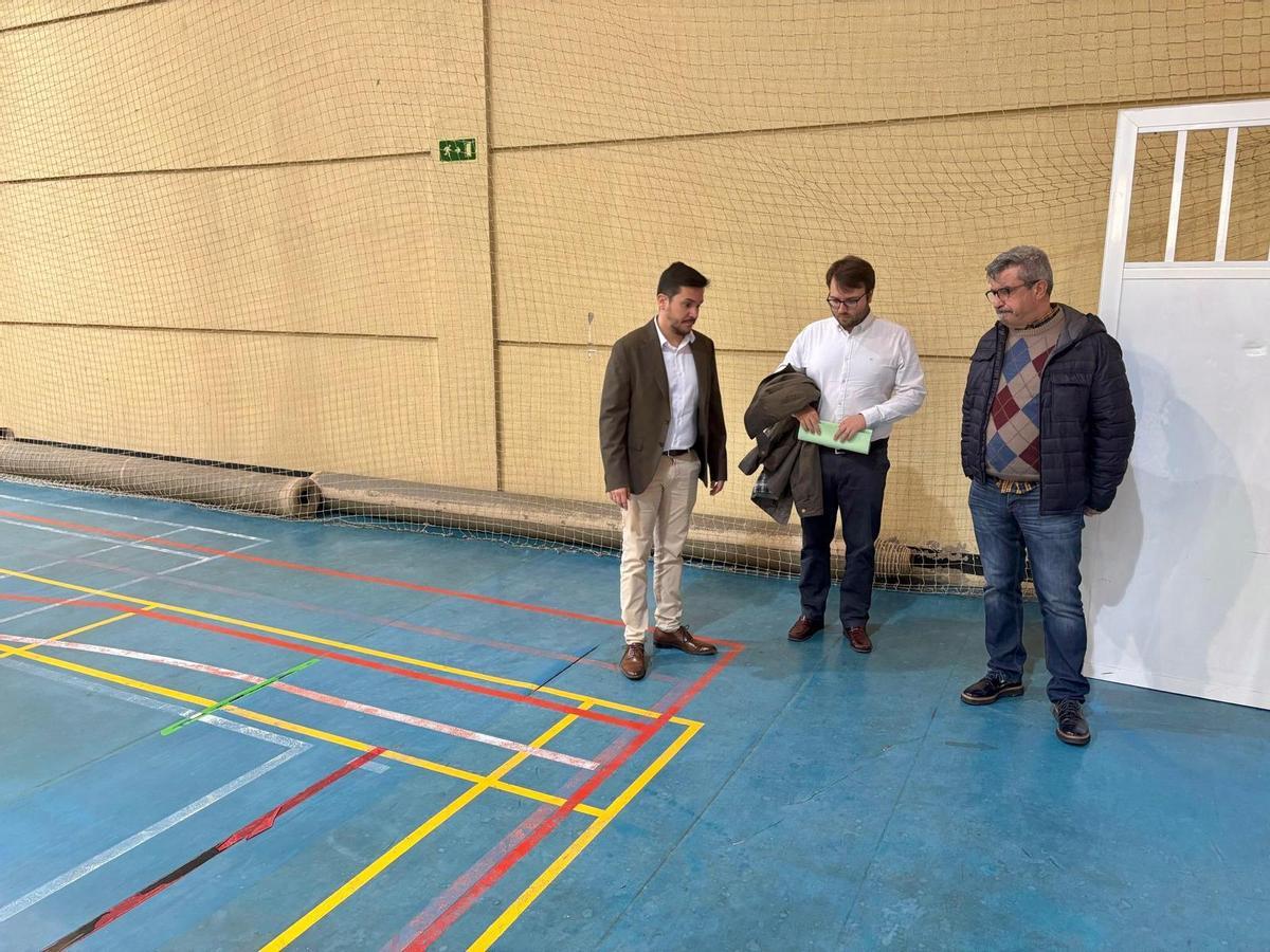 Pista interior del pabellón polideportivo