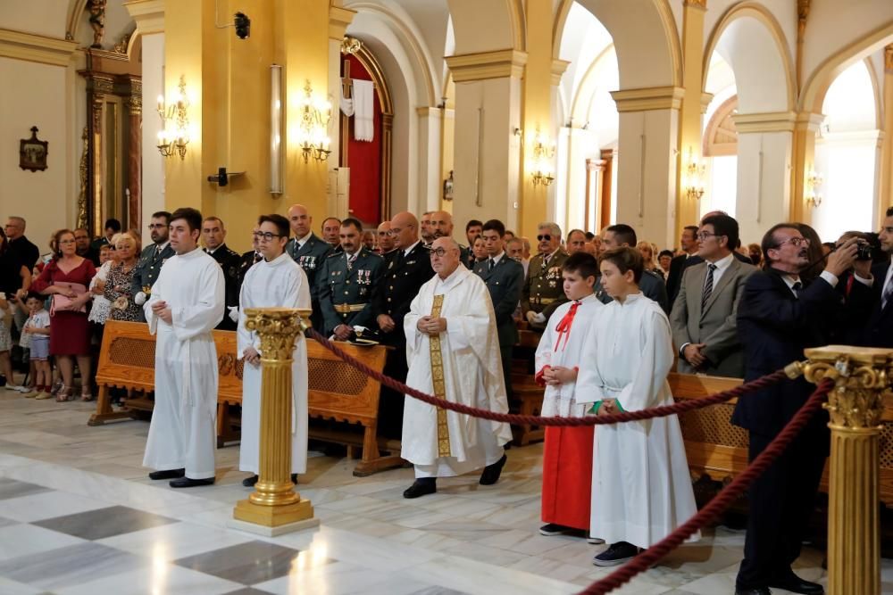 Misa y acto castrense en el cuertel de la Compañía de la Guardia Civil de Torrevieja y la Vega Baja el día de la Virgen del Pilar