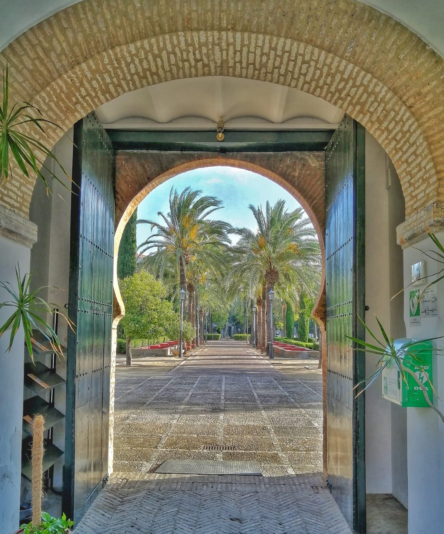 Jardines de la Buhaira en el barrio de Nervión en Sevilla
