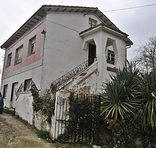 El exterior de su vivienda, en La Malena. 
