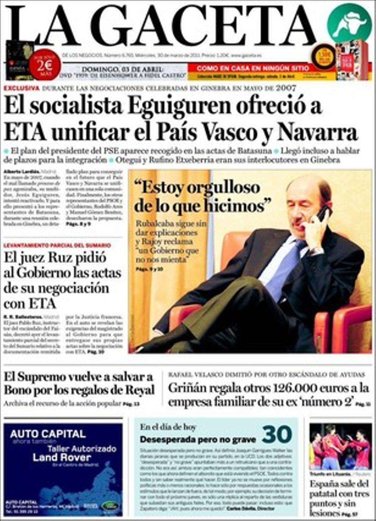 la gaseta 30-03-2011