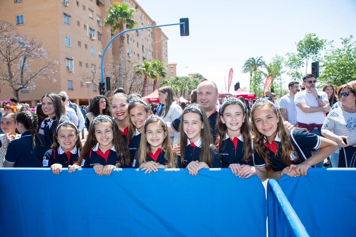 Primera mascletà de las nueva Bellea del Foc y sus damas Primera mascletà de las nueva Bellea del Foc y sus damas