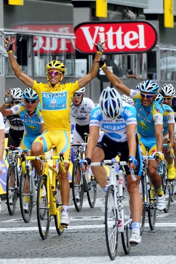 Contador, campeón del Tour de Francia