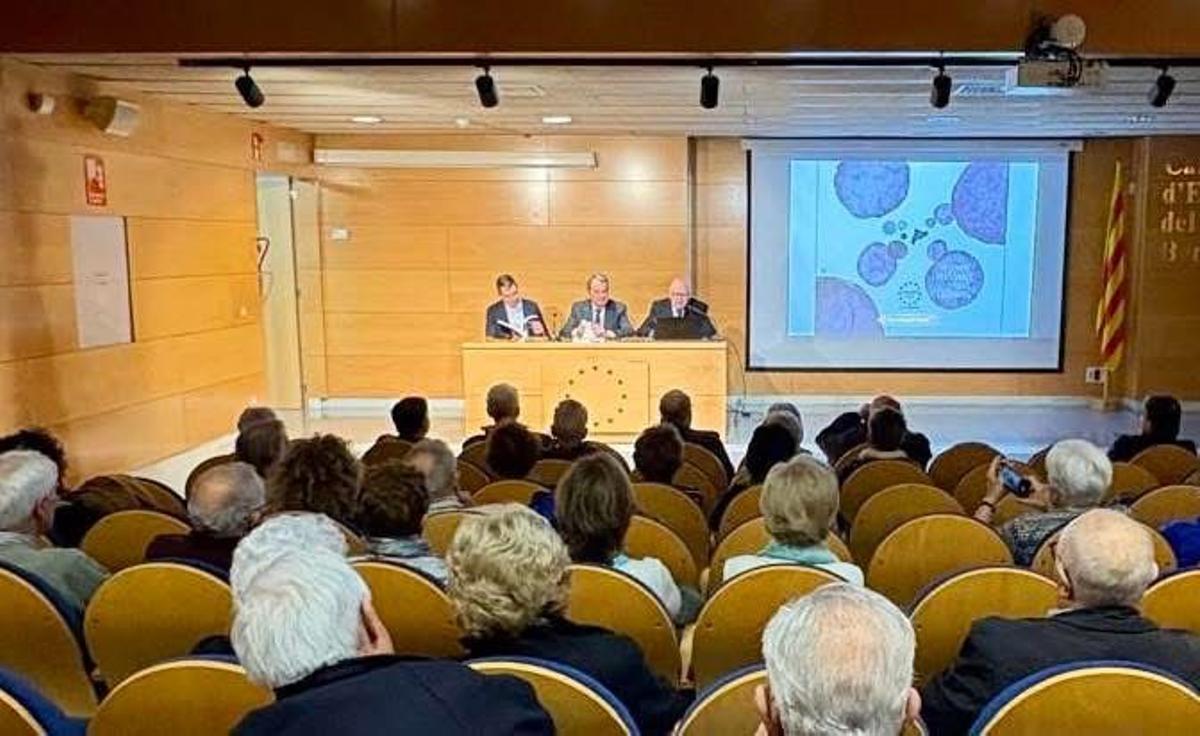 Acte de presentació del llibre de Jaume Farguell, divendres passat a Berga