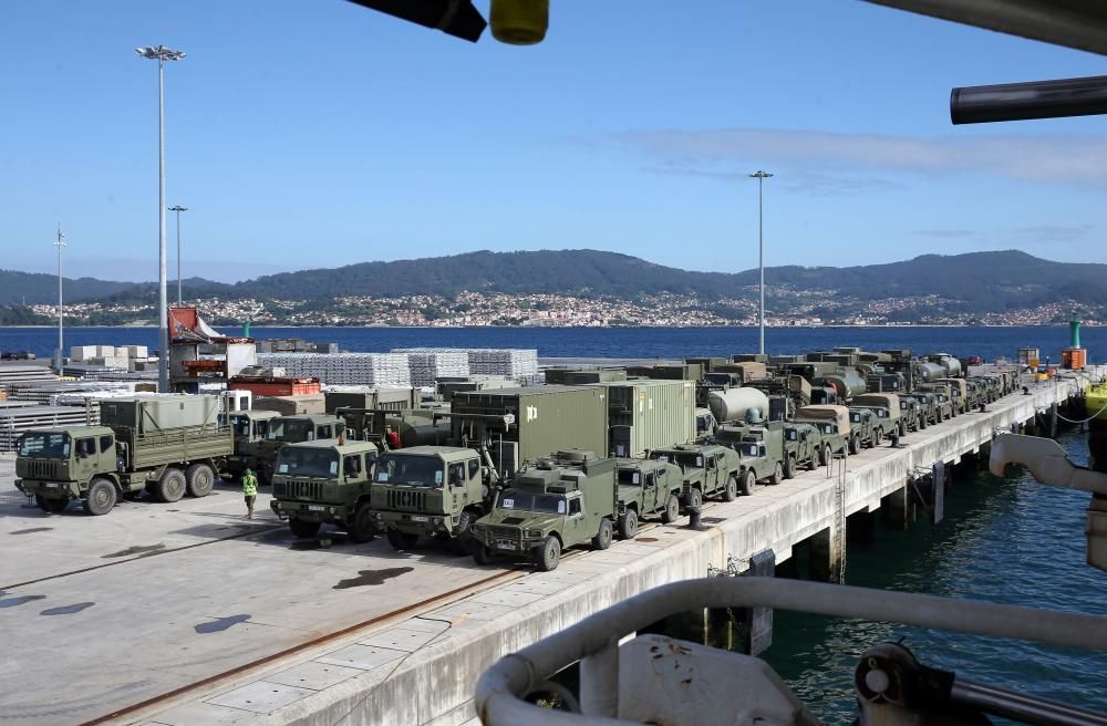 Desfile de acorazados desde Vigo rumbo al Báltico