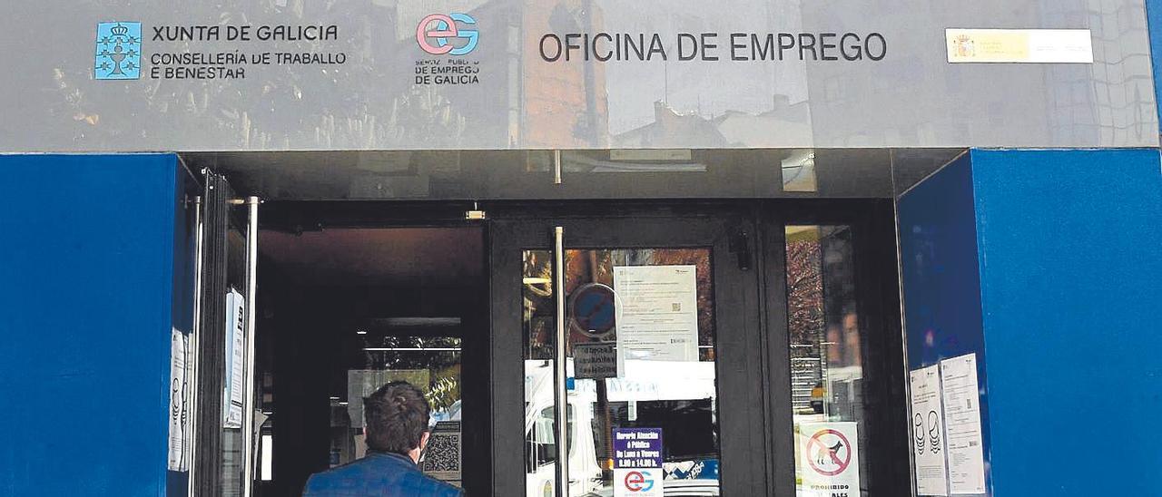 Una oficina de empleo en A Coruña-