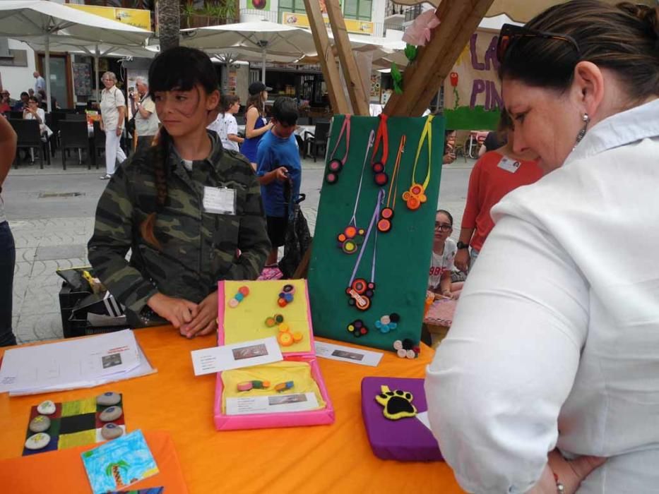 El mercado Icape que ha tenido lugar en el Passeig de ses Fonts de Sant Antoni