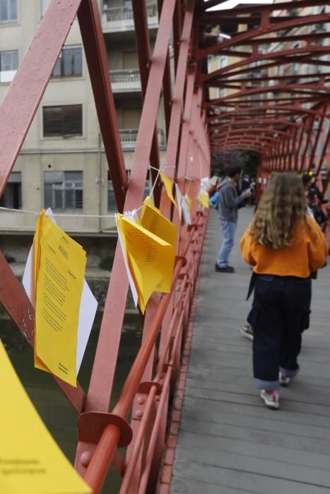 Diada de Sant Jordi 2019 a Girona.