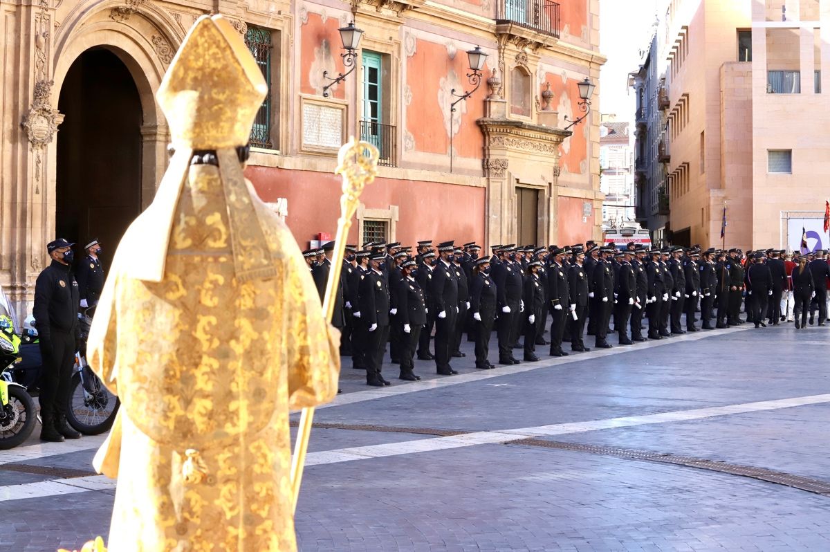 La Policía Local de Murcia celebra en Belluga los actos de su patrón, San Patricio