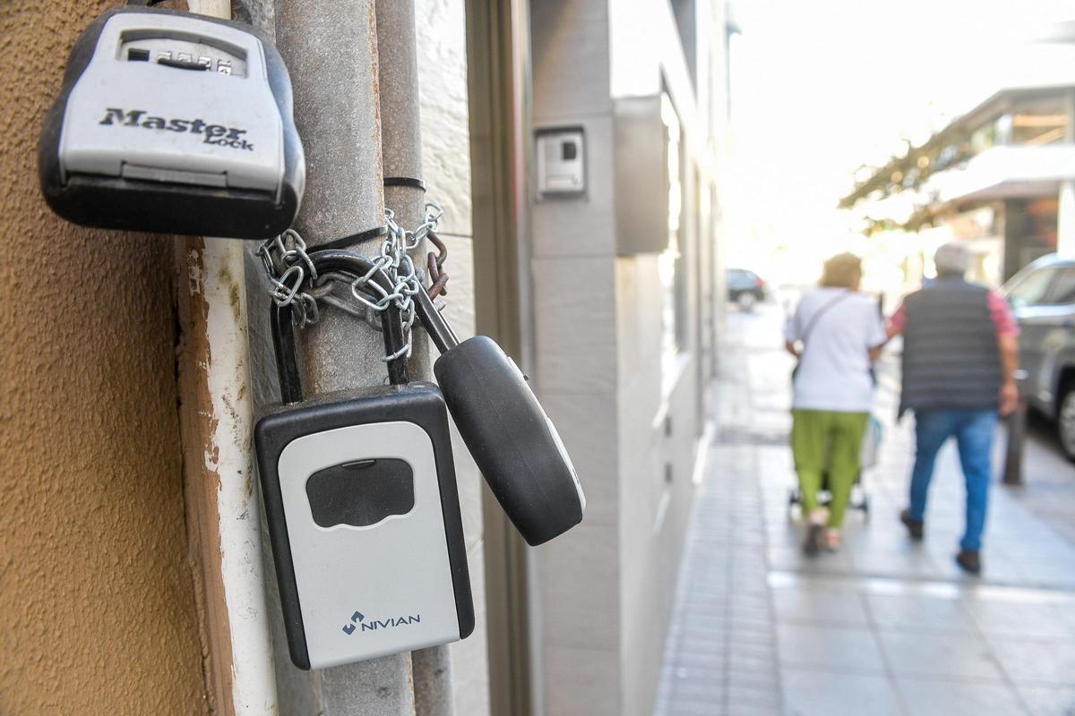 Cajetines de viviendas vacacionales en Las Palmas de Gran Canaria.