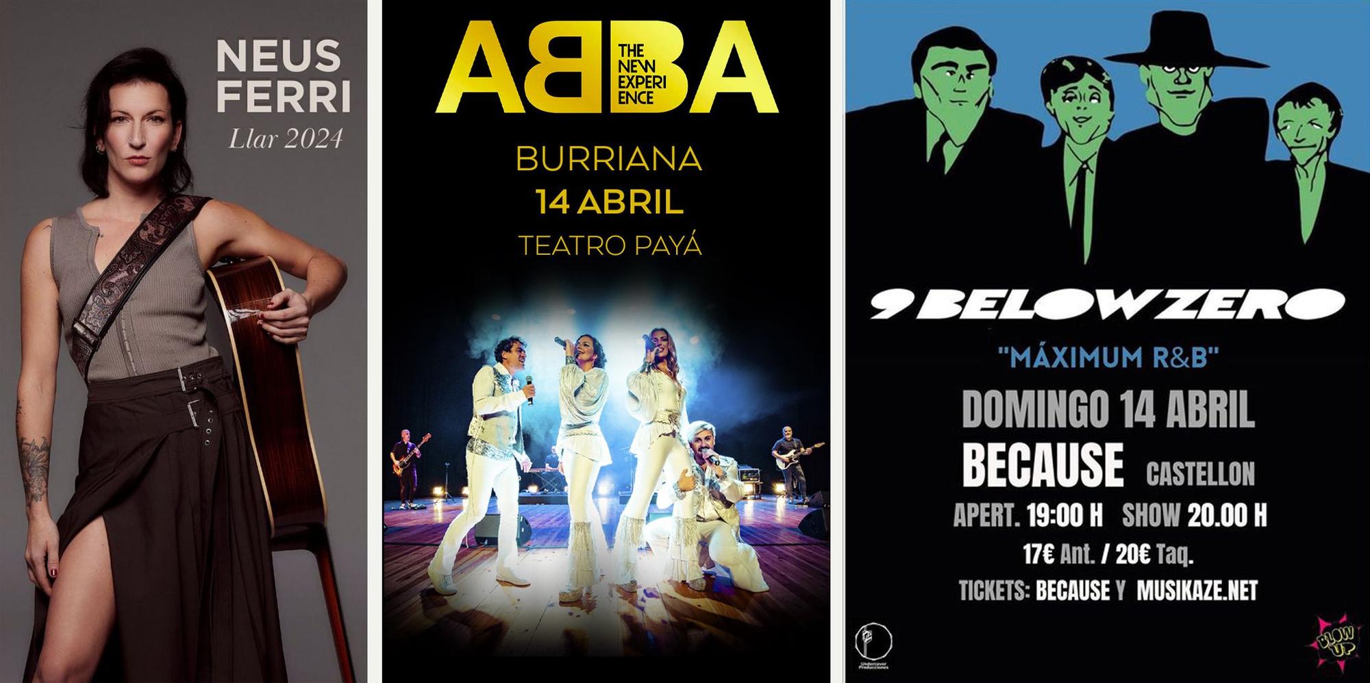 Neus Ferri, ABBA The New Experience y 9 Below Zero