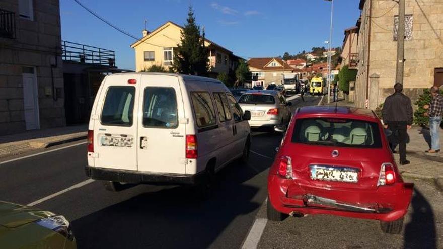 Estado de uno de los vehículos accidentados // NICK