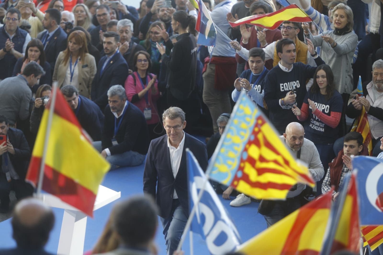 Clausura de la intermunicipal del PP en València