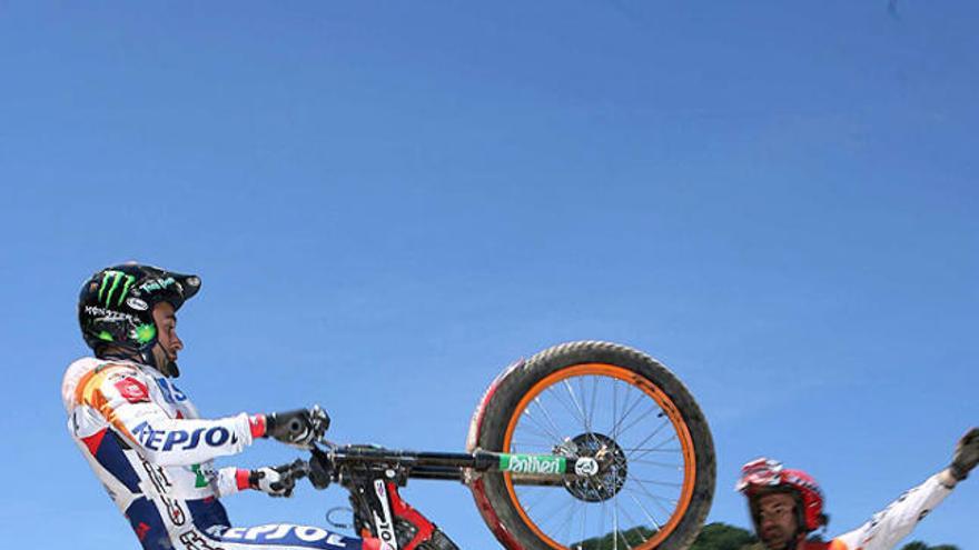 Toni Bou ahir al GP d&#039;Espanya.