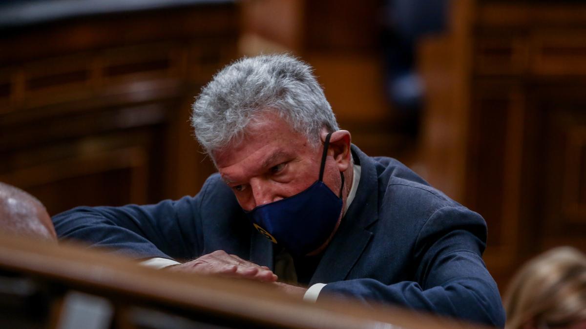 Pedro Quevedo durante la sesión plenaria en el Congreso