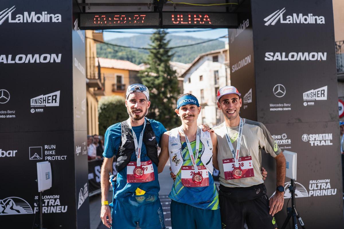 Pablo Bautista, Miquel Corbera y Genís Porqueras, el podio masculino de la Marató