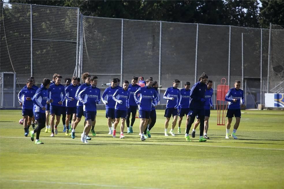 Entrenamiento del Real Zaragoza