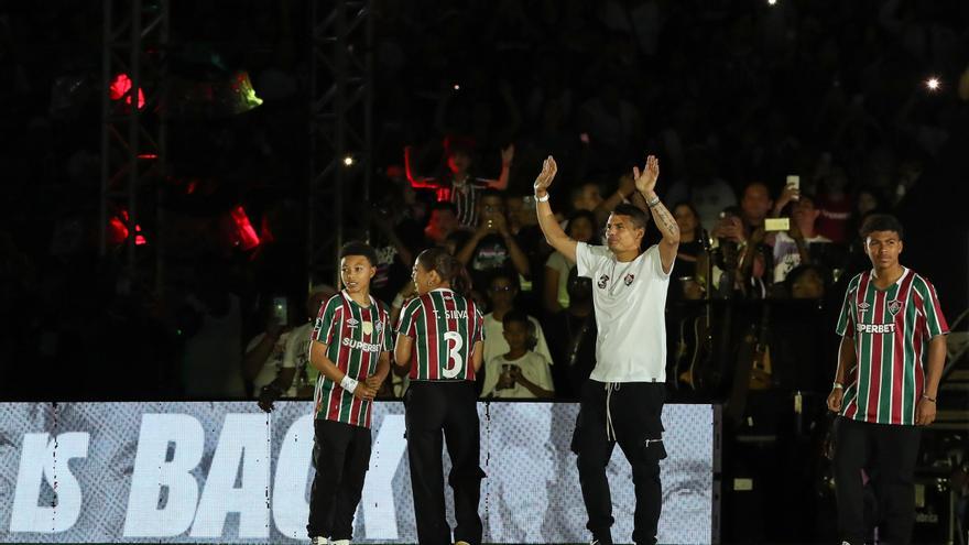 Thiago Silva visto en casa